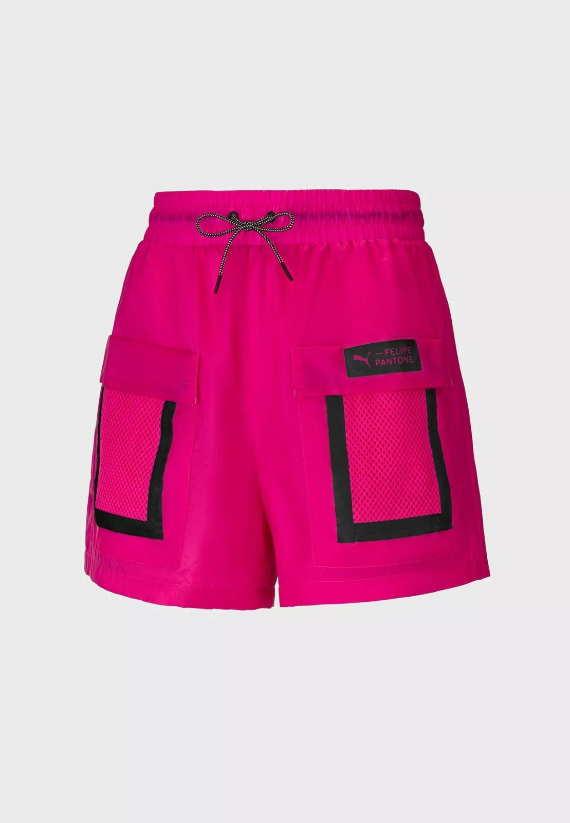 Puma X Felipe Pantone Shorts Женская пурпурно-черная спортивная одежда Повседневная спортивная одежда