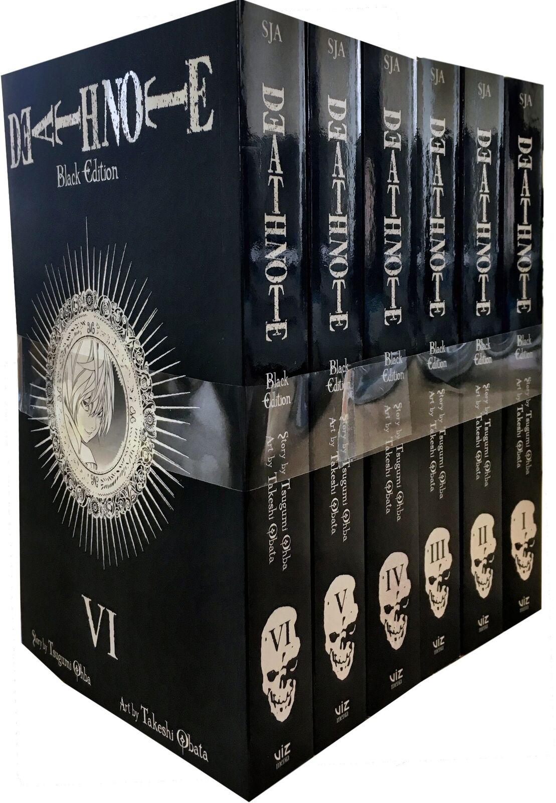 Death Note Black Edition Volume 1,2,3,4,5,6 Collection 6 Death Note Black Edition Volume 1,2,3,4,5,6 Collection 6