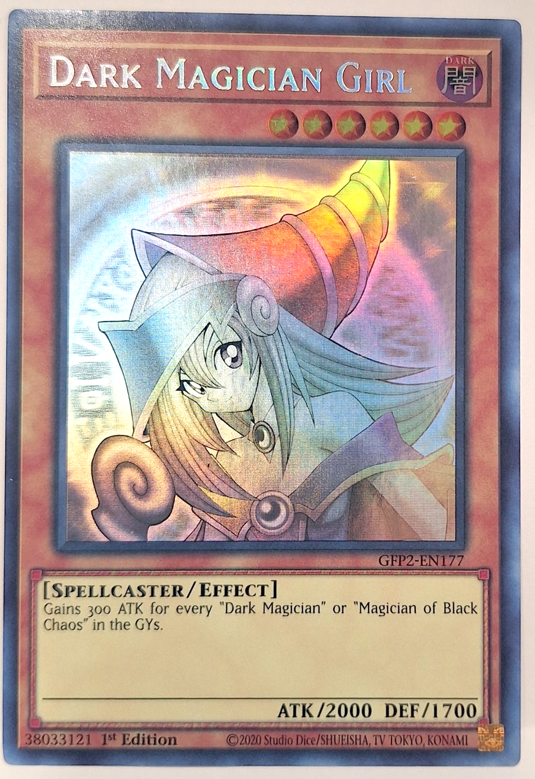 遊戯王 GFP2-EN177 ブラックマジシャンガール ゴースト YuGiOh 2nd Haunting Card GFP2-EN177 Dark Magician Girl