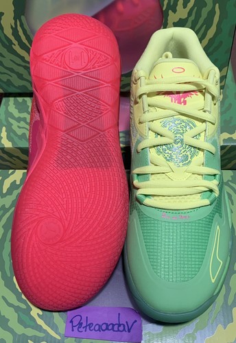 Pre-owned Puma Lamelo Ball  Mb.01 Rick And Morty Men's 11.5 Brand In Red