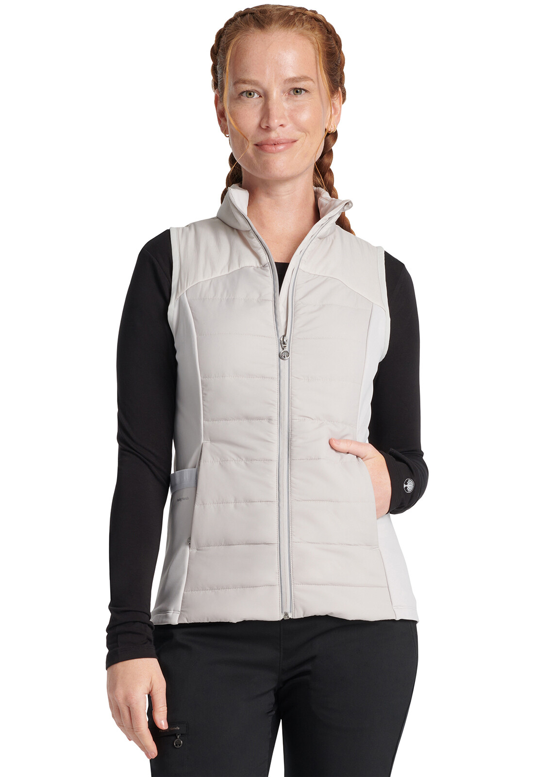 Healing Hands HH Limited Edition Quilted Vest HH500F SIVR
