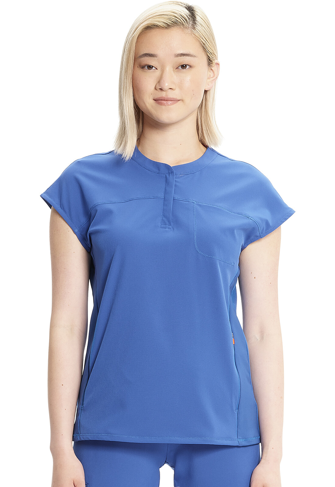 トップス Henley Infinity GNR8 IN622A Henley Scrub Top For Women
