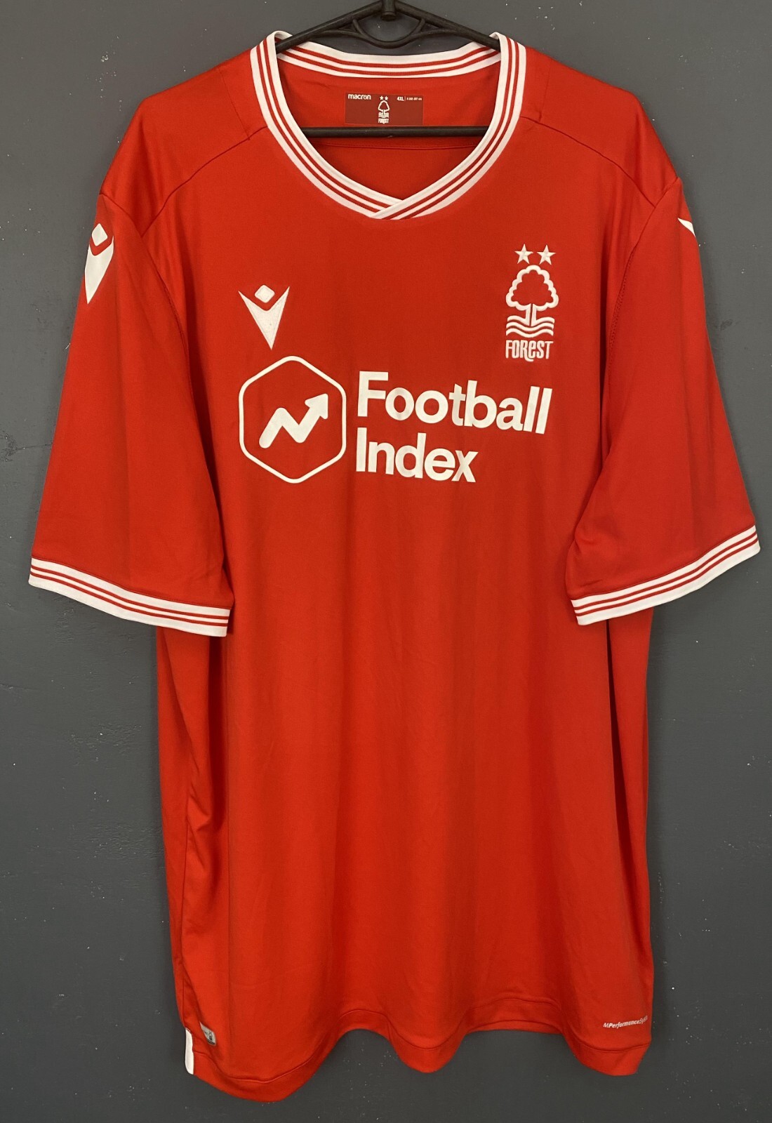 MEN'S FC NOTTINGHAM FOREST 2020/2021 SOCCER FOOTBALL SHIRT JERSEY