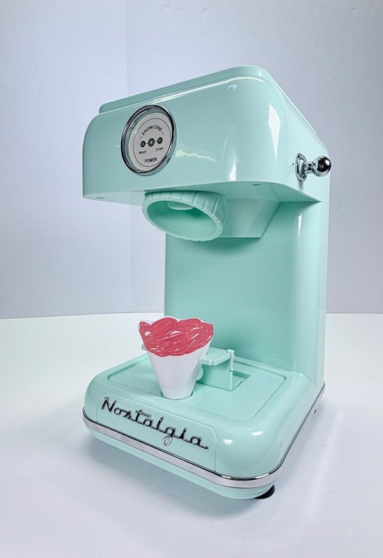 Nostalgia CLSC1AQ Classic Retro Countertop Snow Cone Maker Aqua