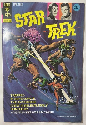 Star Trek #22 Gold Key (1974) Mark Jewelers Insert Rare! HTF - Spock/Kirk