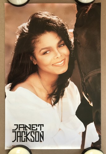 90s vintage poster「Janet Jackson」 Janet Jackson Original 1990 Poster OSP Publishing 23 x 35 | eBay