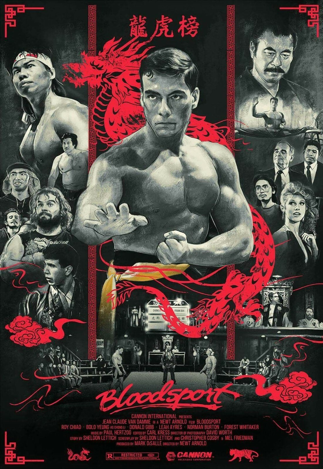 ⭕️LIMITED 30⭕️ BLOODSPORT BUSHIDO POSTER Bloodsport Bushido