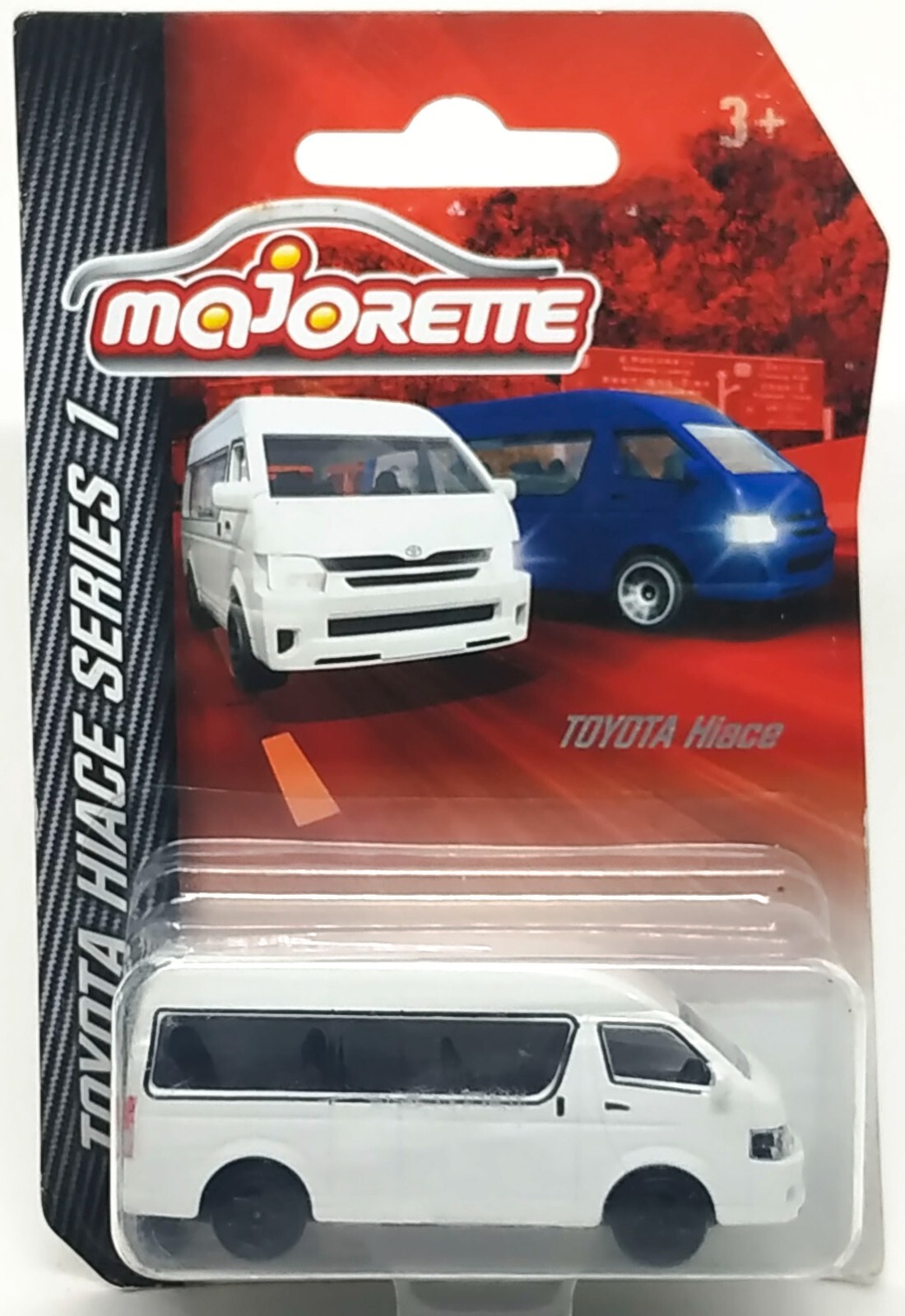 Majorette Toyota Hiace Van Serie 1 White - Wheels 5SVB 1:69