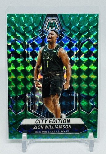 PANINI opulence ZION WILLIAMSON RCナイキパッチ ZION WILLIAMSON 2019 PANINI PRIZM #248 BALL ONE HAND