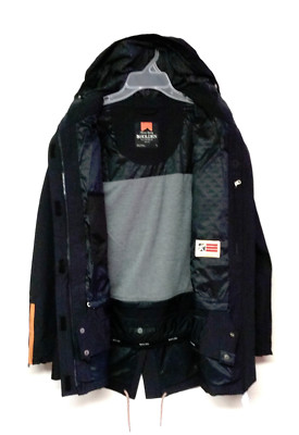 Pre-owned Holden Snow Women's Fishtail Parka Snowjacket - Black - Size Small -