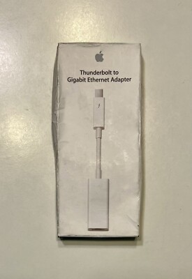 Genuine Apple Thunderbolt to Gigabit Ethernet Adapter MD463ZM/A A1433
