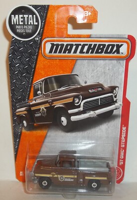 2017 MATCHBOX 1:64 MBX HEROIC RESCUE #80 OF 125 BROWN '57 GMC STEPSIDE