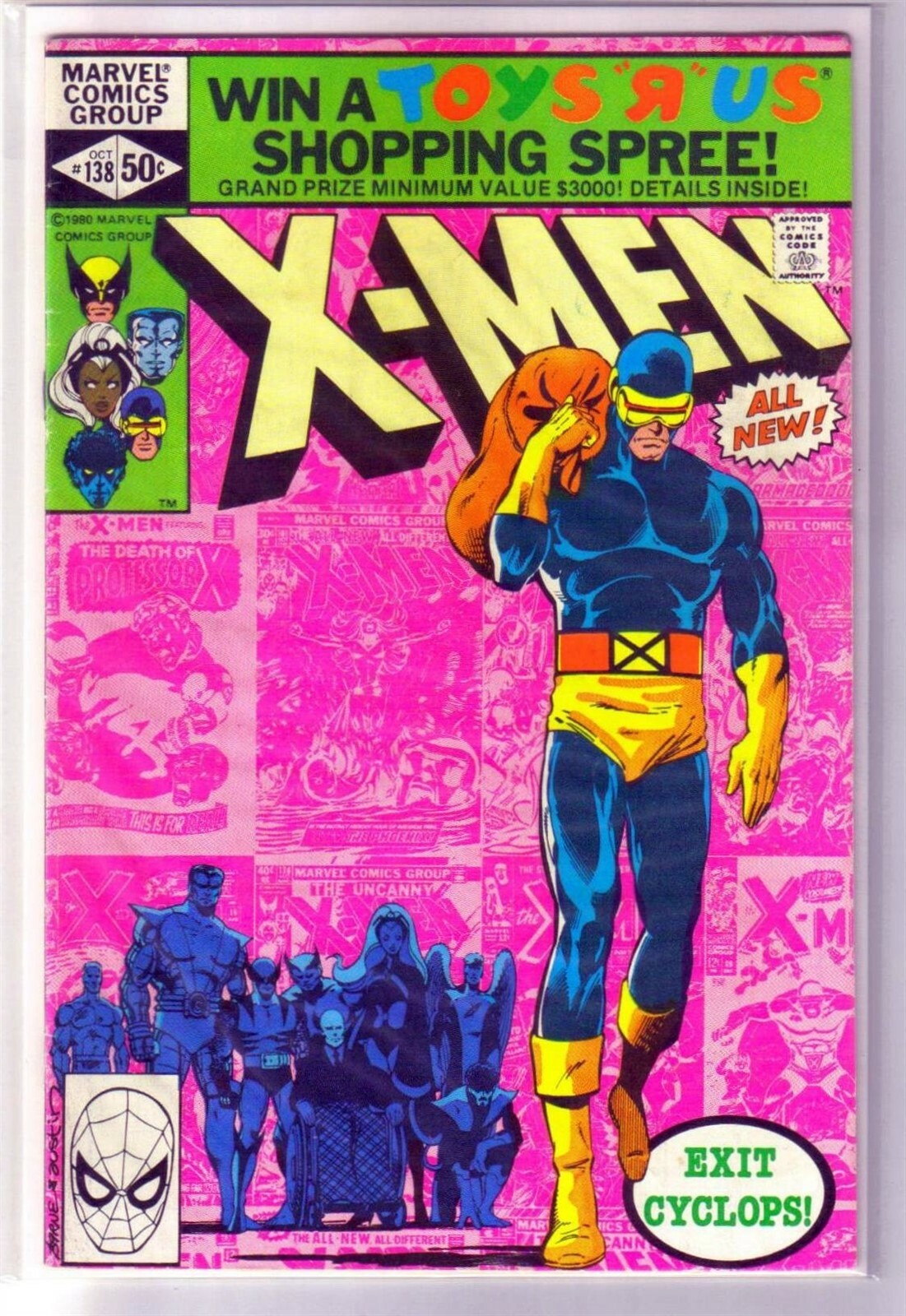 X-MEN #138 Exit Cyclops! Marvel Comic Book ~ VG/FN | eBay