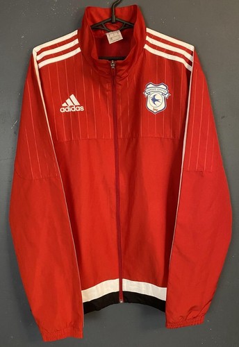 MEN'S FC CARDIFF CITY 2016/2017 JACKET TRAINING SOCCER FOOTBALL SIZE M MEDIUM