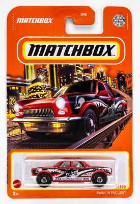 2022 Matchbox #47 Push 'N Puller  RED | FRIEND OR FOE | FSC