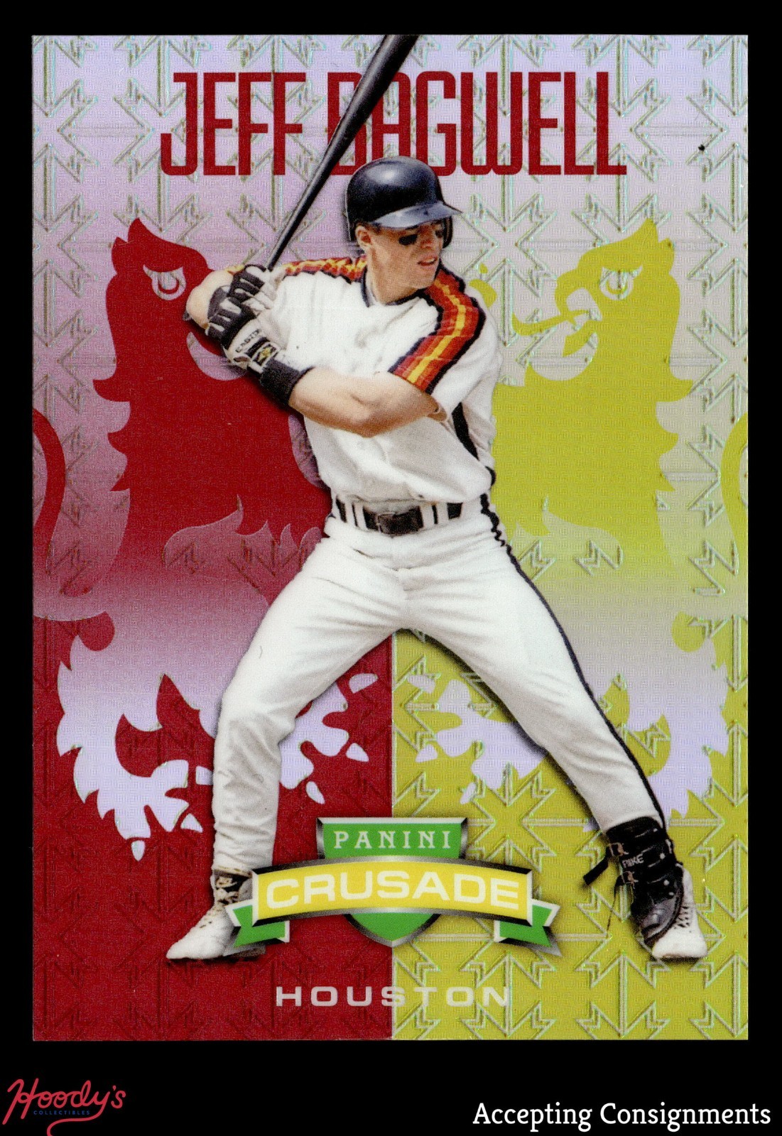 2024 Panini Crusade Red Yellow #86 Jeff Bagwell 2/25 ASTROS