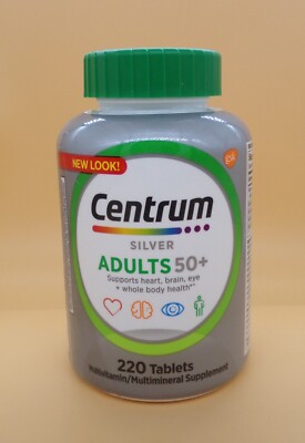 Centrum Silver Multivitamin for Adults 50 Plus, 220 Tablets Multimineral