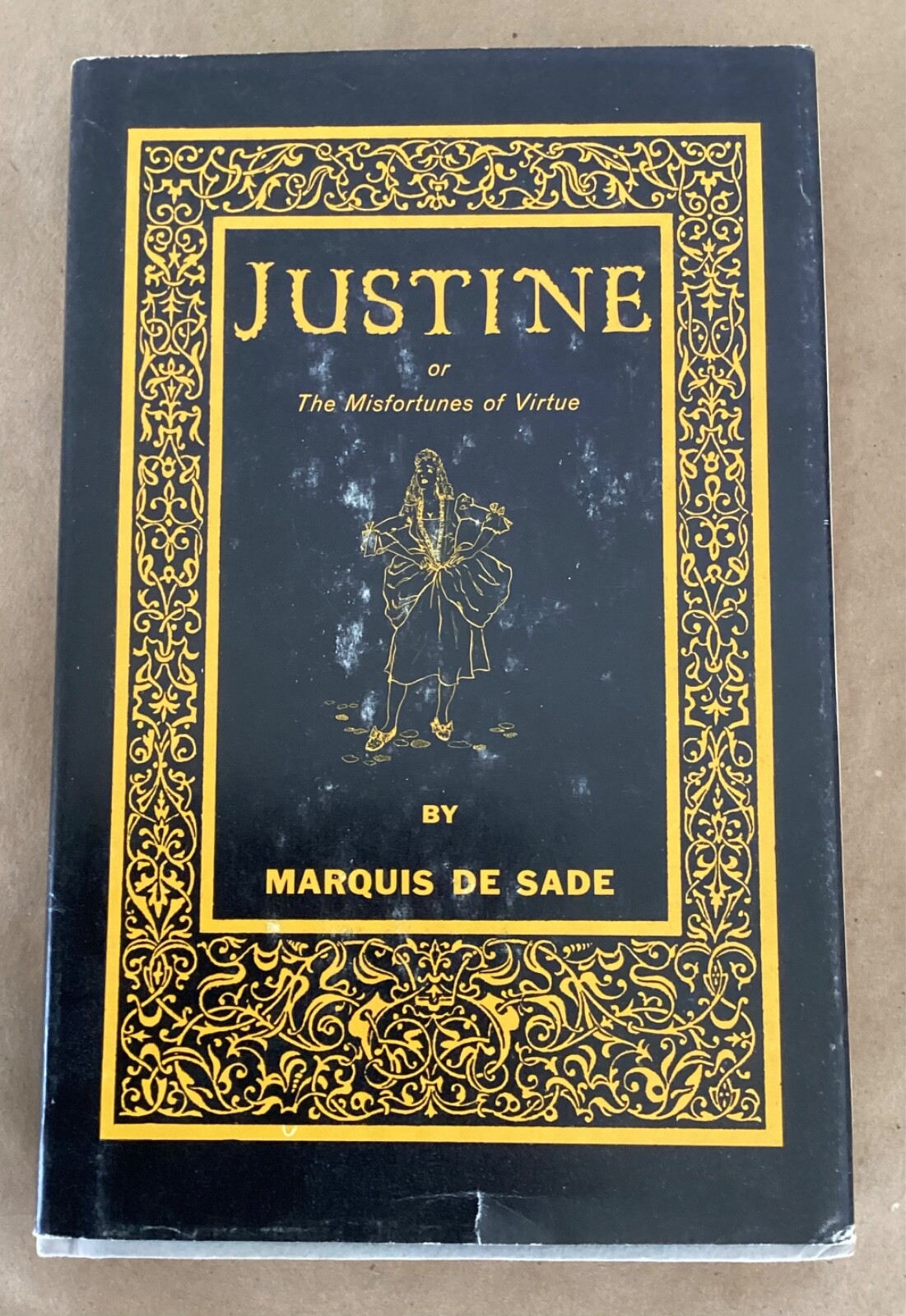 Justine Misfortunes . . Marquis de Sade vintage HCDJ 1964