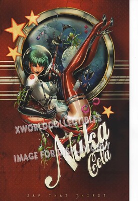 FALLOUT NUKA ART PRINT #3 NYCC 2023 ~ SIGNED JAMIE TYNDALL 11x17