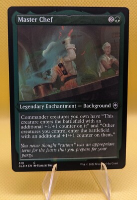  Master Chef (Foil Etched) Near Mint Foil Commander Legends: Battle for Baldur's