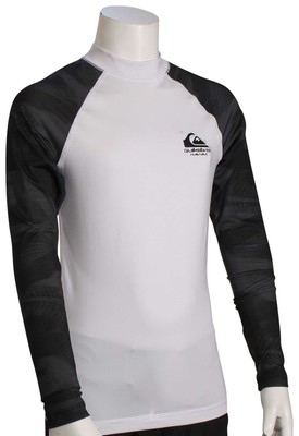 

Рашгард Quiksilver Boys Aloha Time LS — белый — новый