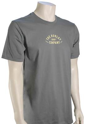 Футболка Hurley Prem 3rd Base — дымчато-серая — новинка