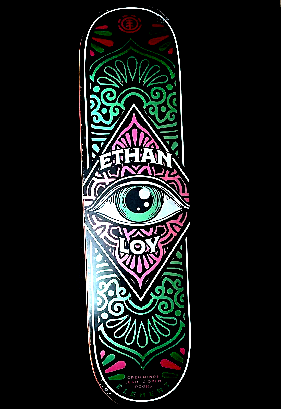 Element Skateboard Deck 8.25 Ethan Loy Third Eye Model New in Shrink-wrap!