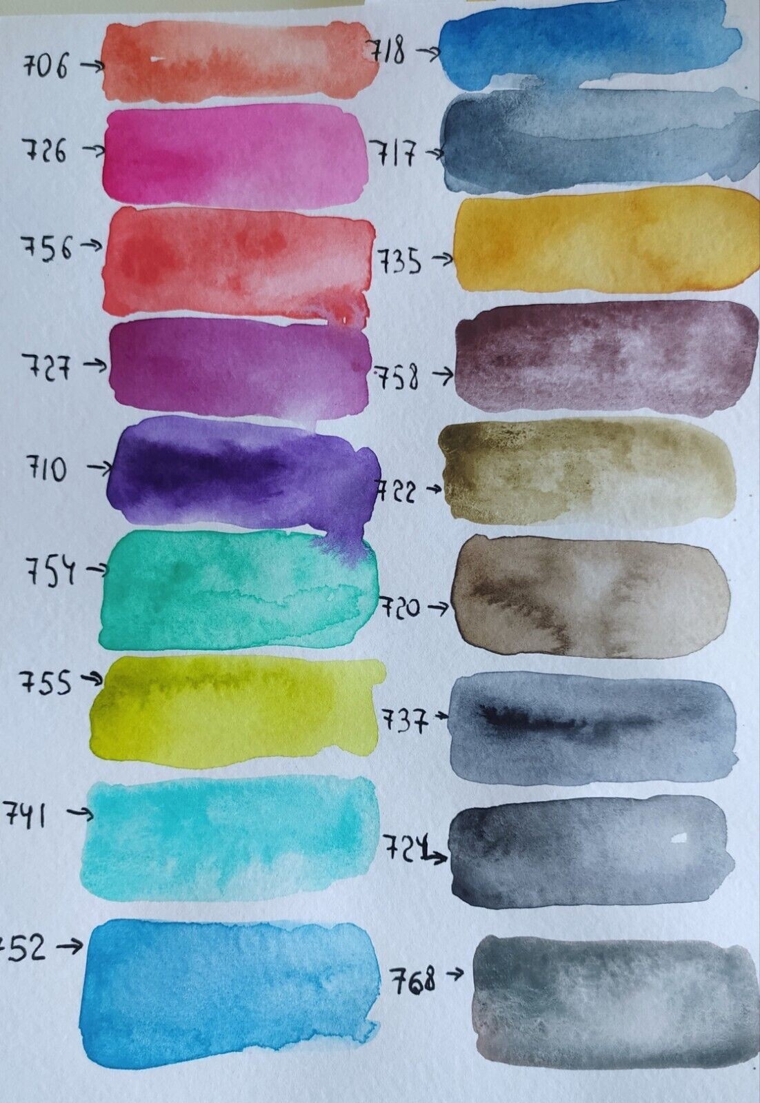 Rosa Gallery Artist Watercolour Paint Extra Fine Professional pans set