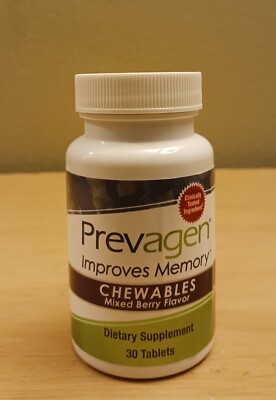 Prevagen Regular Strength 10mg Improves Memory Brain 30pcs Mixed Berry Chewables