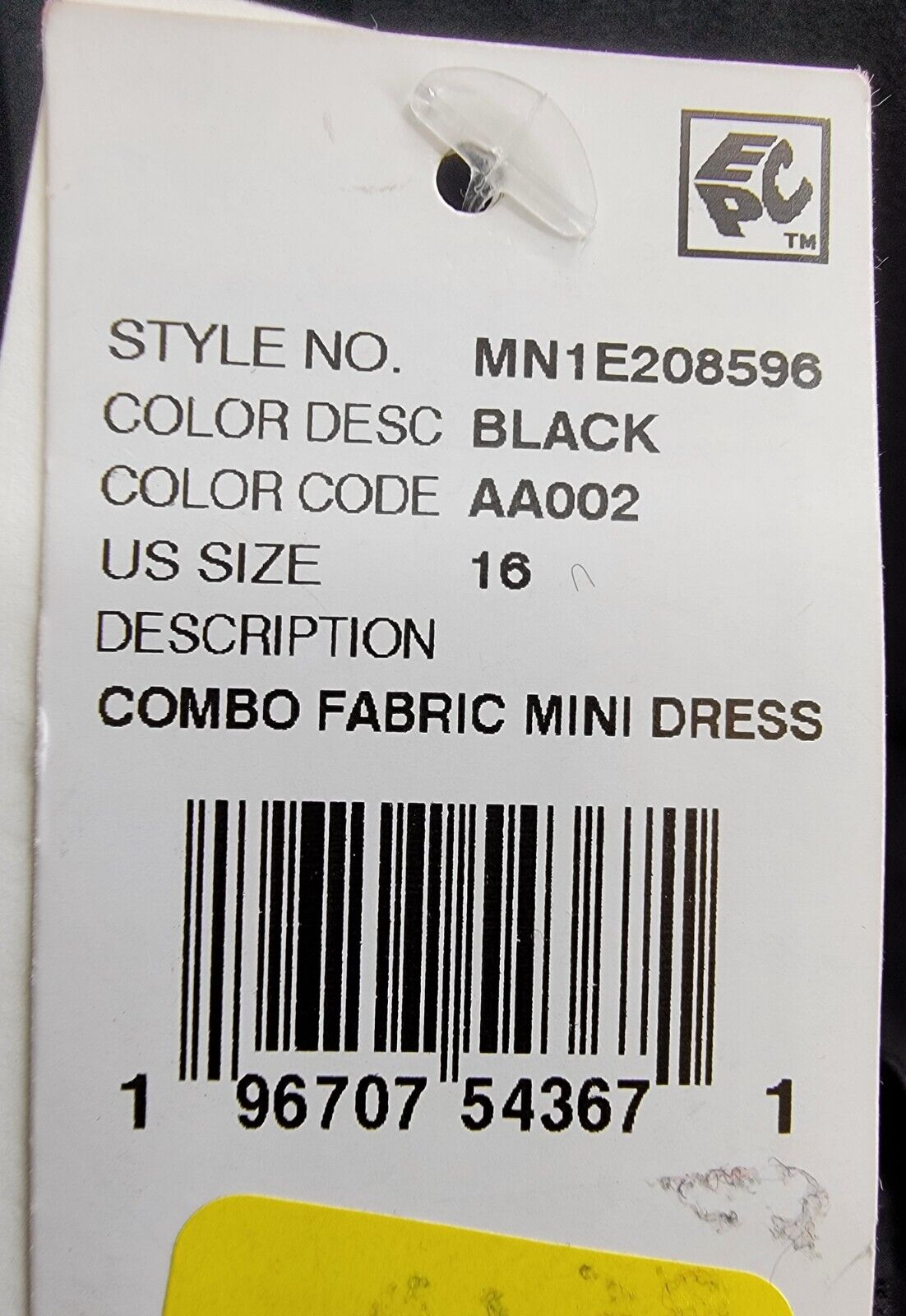 Aidan by Adrianna Papell Lace Trim Knit Crepe Mini Dress Women's 16 Black Lined~ - Picture 17 of 17