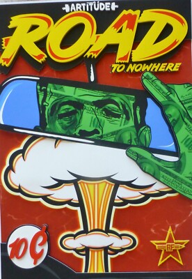 R.F.ART ''Road to Nowhere'' 2021 3D HAND SIGNED German urban street artist