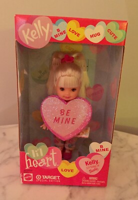 New Mattel Barbie Kelly Lil Heart Doll Be Mine Valentine Target Special Edition