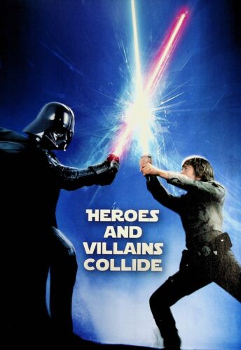 Star Wars Luke Skywalker vs Darth Vader Mini Poster 7.5
