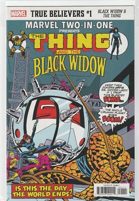 MARVEL TWO -IN-ONE #10 ~ TRUE BELIEVERS REPRINT ~ UNREAD NM