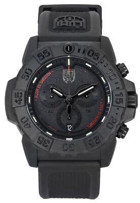 Pre-owned Luminox Navy Seal Chronograp Swiss Made Quartz Diver Xs.3581.sis 200m Mens Watch