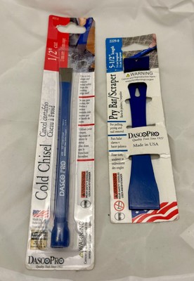 Dasco Pro  1/2  Cut Chisel & 5-1/2  Pry Bar Scraper BRAND NEW 405-0 & 2229-0