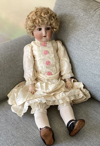 * antique doll ୨୧ .·*° アンティーク ペグドール ANTIQUE CATTERFELDER PUPPENFABRIK NO. 5 BISQUE/COMPOSITE 28