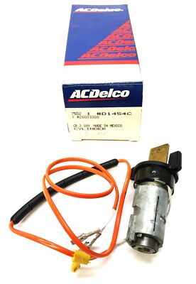 ACDelco Ignition Lock Cylinder D1454C (26033388) NOS