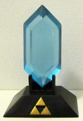 The Legend of Zelda : Blue Rupee with Display Stand