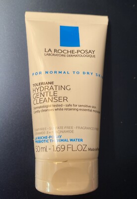 La Roche Posay Toleriane Hydrating Gentle Cleanser 1.69 Fl Oz/50ml Travel 08-26