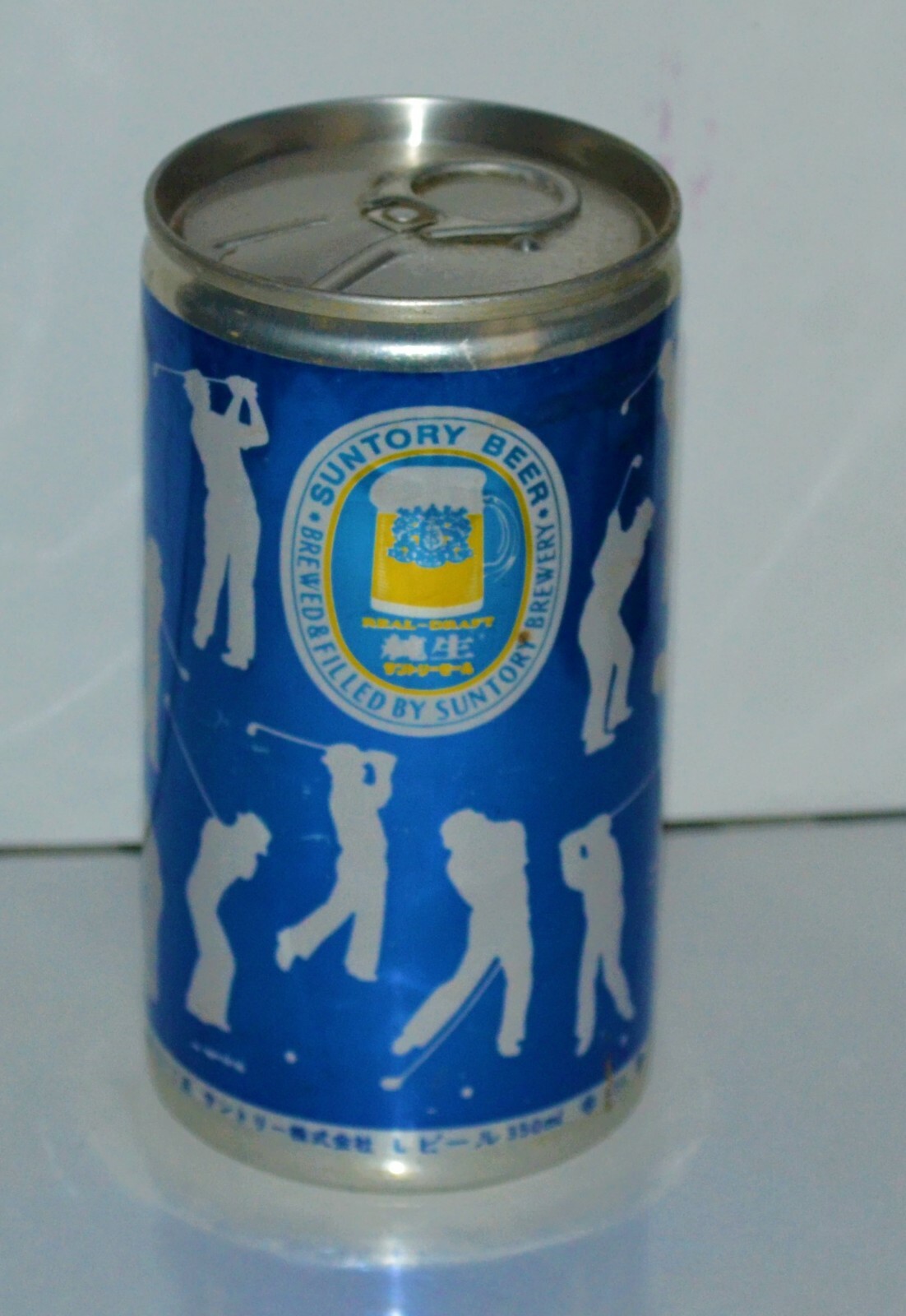 サントリー - kasan Suntory Beer Can Pull Top Bottom Opened Golfers Japan | eBay