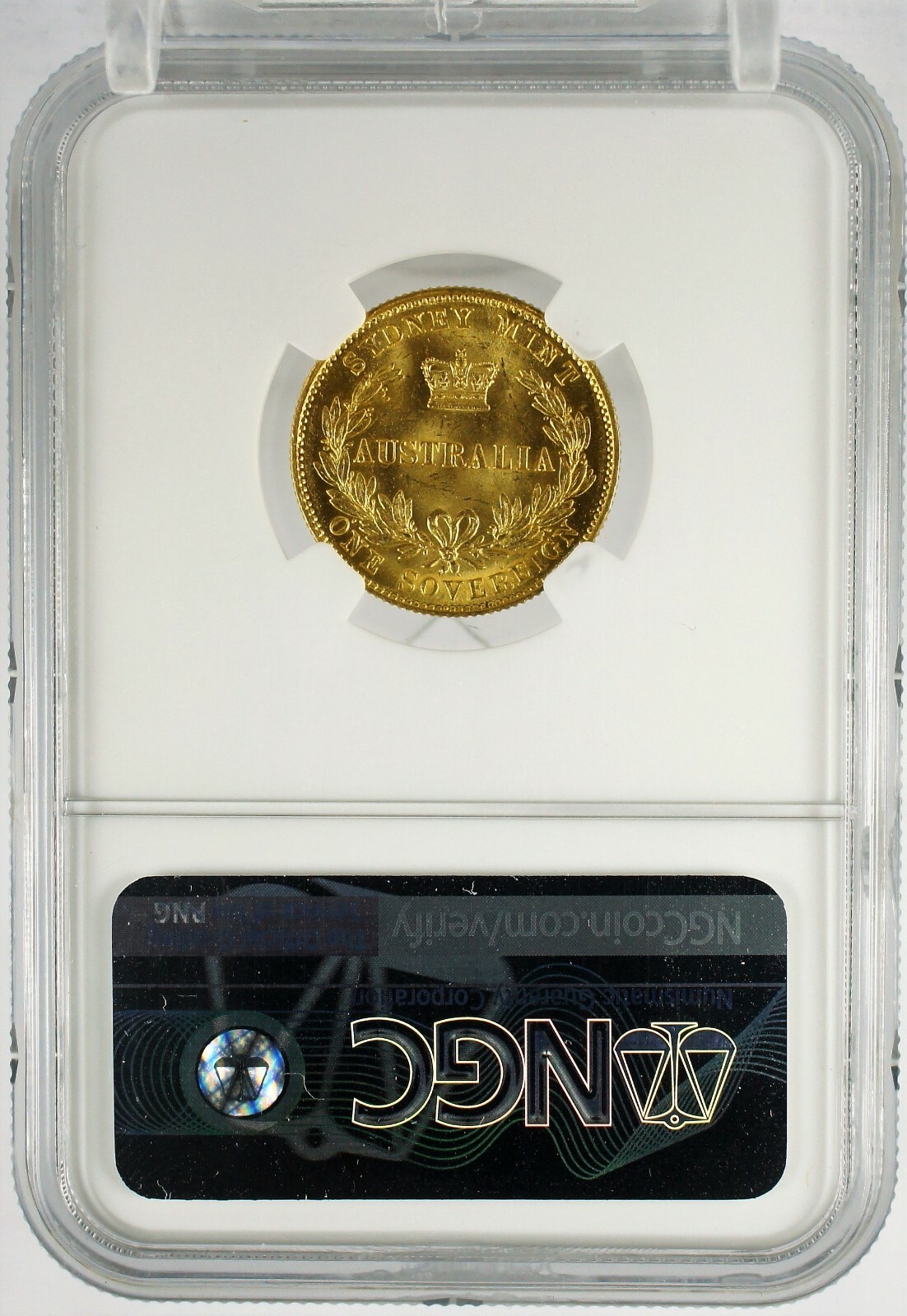 Australia 1866 sy Sovereign Sydney Mint NGC MS63 - Beautiful Coin - Rare grade