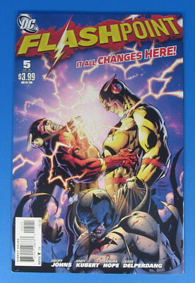 DC Flashpoint #5 Comic Book 2011 Reverse Flash Thomas Wayne Batman 1st Pandora