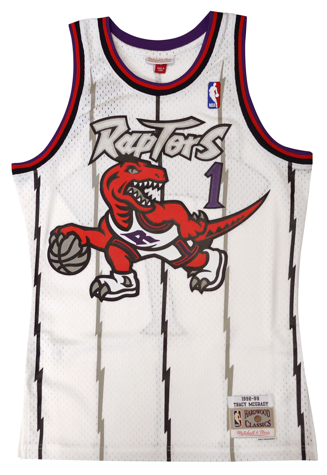 tracy mcgrady raptors jersey white