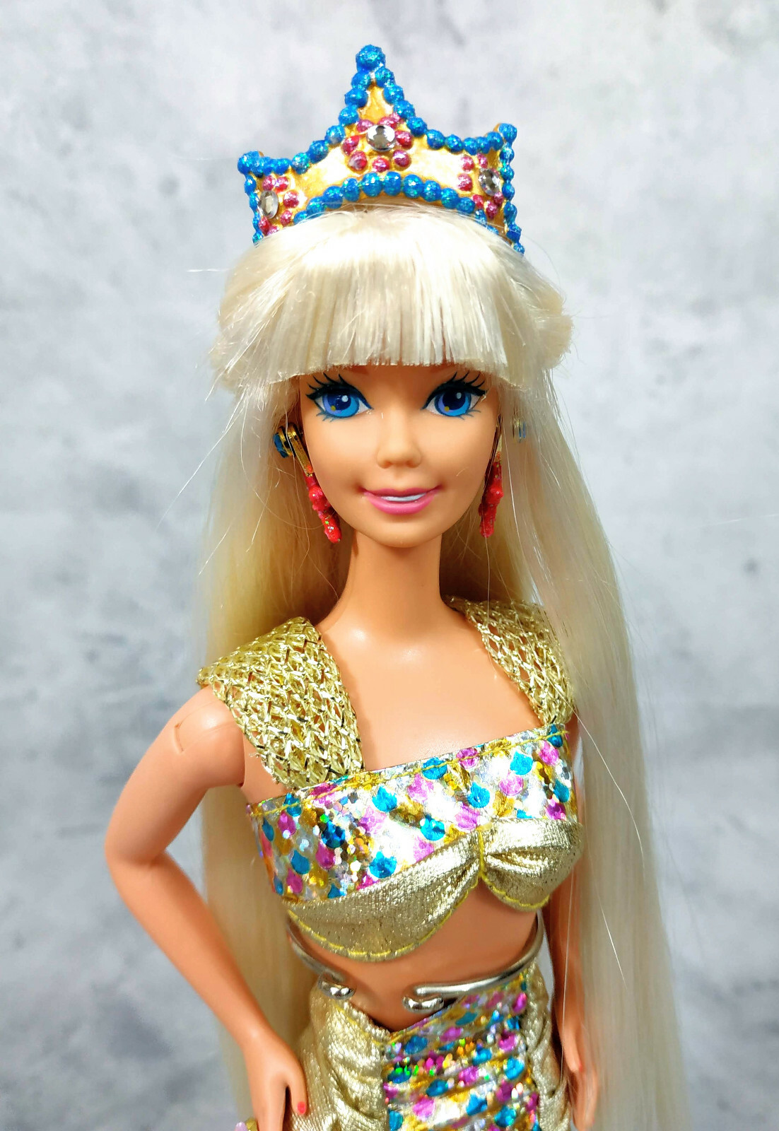 barbie jewel hair mermaid