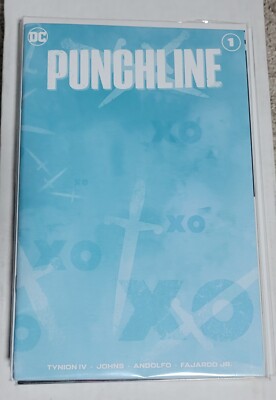PUNCHLINE #1 BLUE BLANK COVER