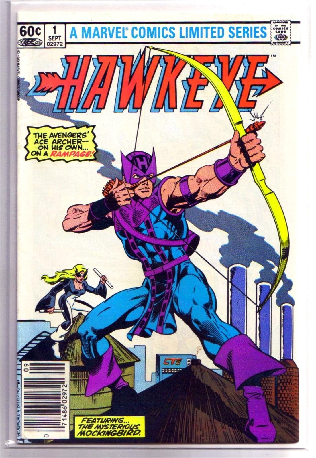 HAWKEYE #1 On a Rampage! Marvel Comic Book ~ FN/VF | eBay