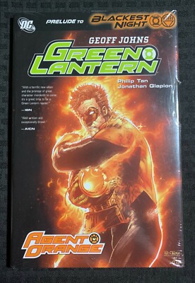 2009 GREEN LANTERN Agent Orange by Geoff Johns HC DC Comics SEALED