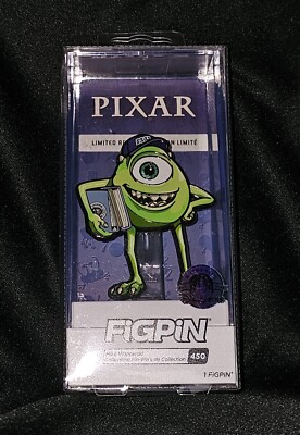 Pixar Monsters Inc Mike Wazowski Limited Release Edition no. 450 LE Figpin New