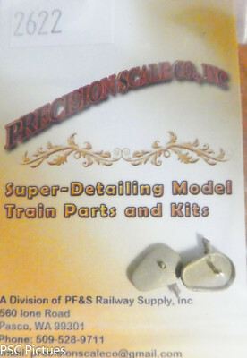 Precision Scale HO #2622 Drip Pans, C/C Pumps (Brass Castings)